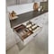 Rev-A-Shelf Drawer Insert, Walnut Veneer, Dark Brown, 22 in W, 1.55 in H, 19.75 in D, 19.75 in L, Walnut 4SDI-WN-24-1 - alternate 3